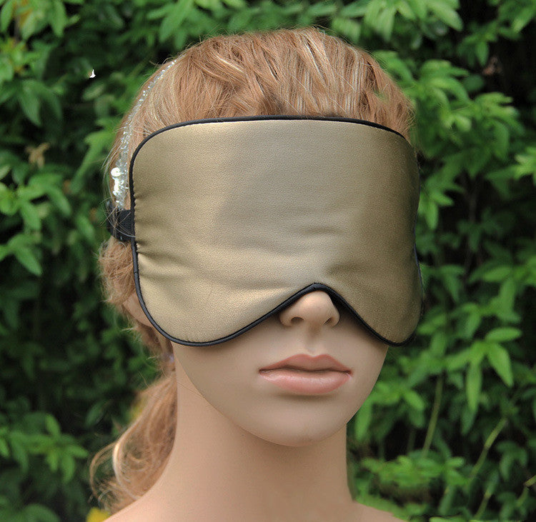 Champagne mulberry silk sleep mask
