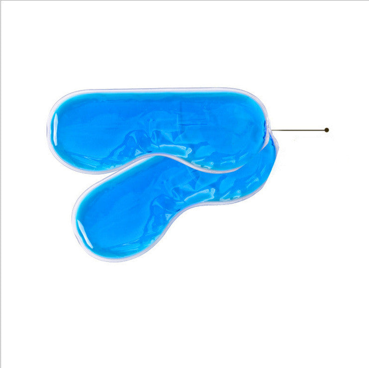 Gel eye mask on white background