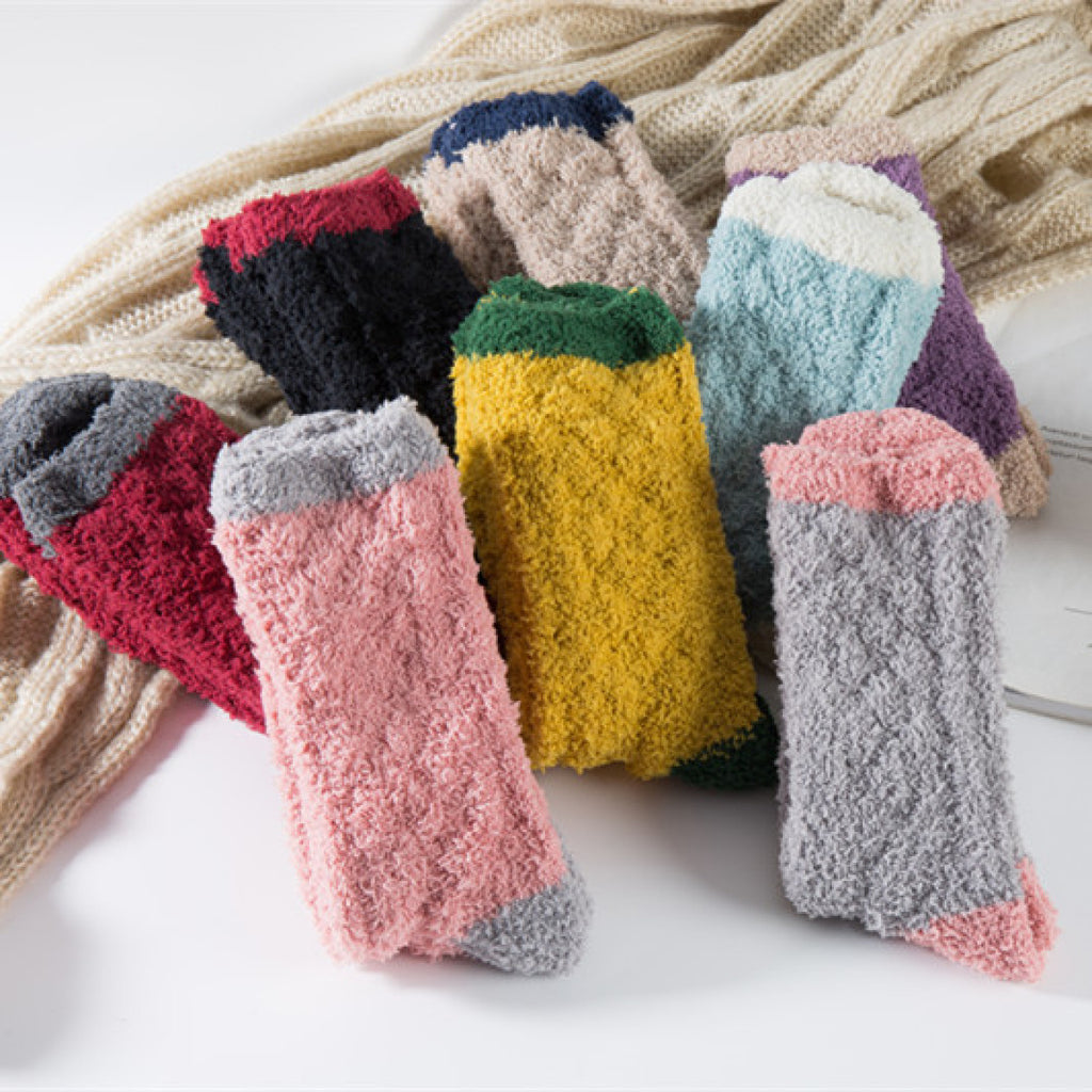 Fuzzy Fleece Sleep Socks