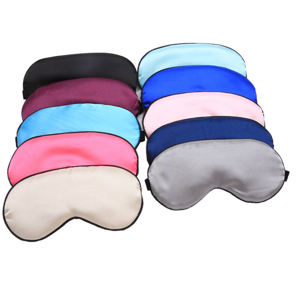 Flat Sleep Eye Mask with Headband Strap